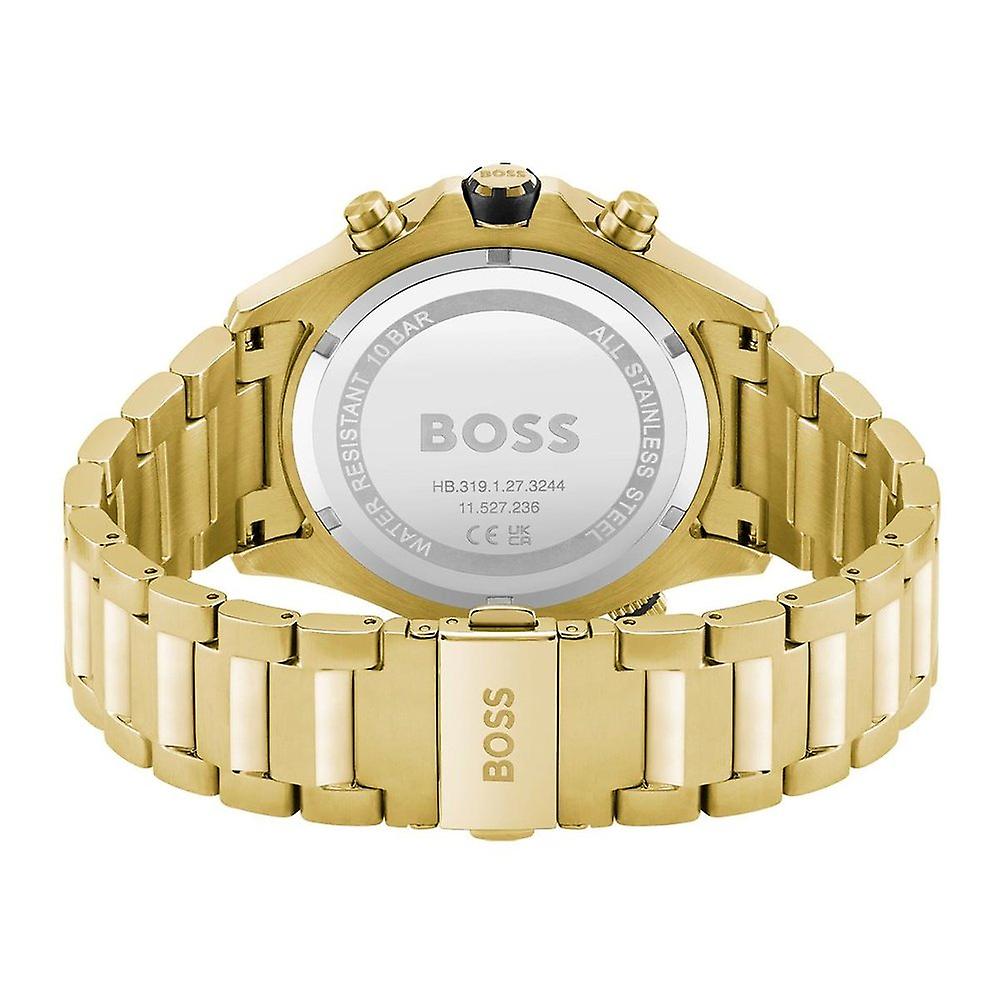 Hugo Boss Mens 1513932 Chronograph Gold Tone Stainless Steel Watch