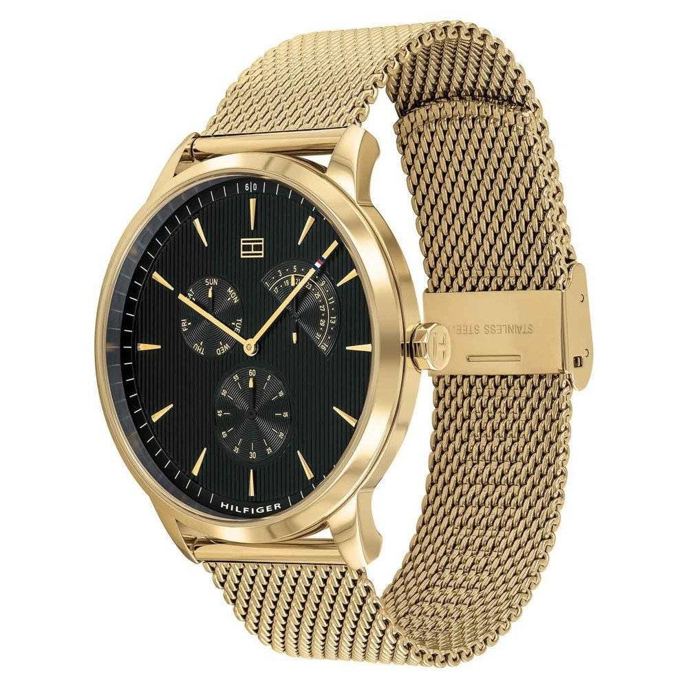 Tommy Hilfiger Men's Multi Dial 44mm Gold TH1710386