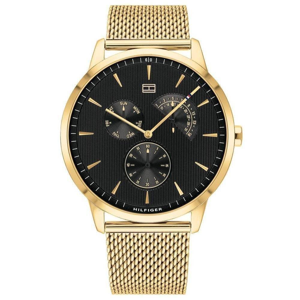 Tommy Hilfiger Men's Multi Dial 44mm Gold TH1710386