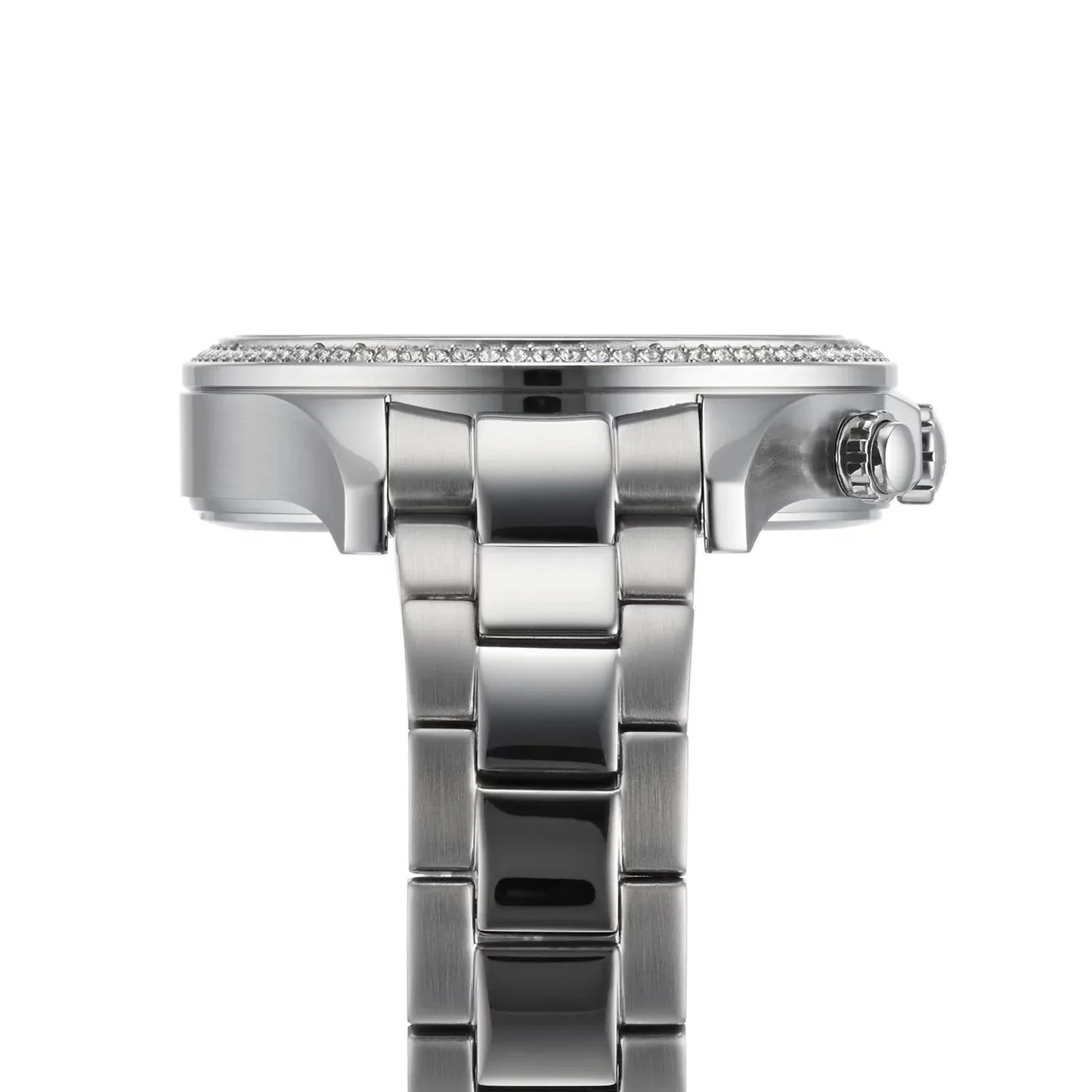 Hugo Boss Womens 1502565 Pandora Silver Tone Stainless Steel Watch With Rose Gold Dial