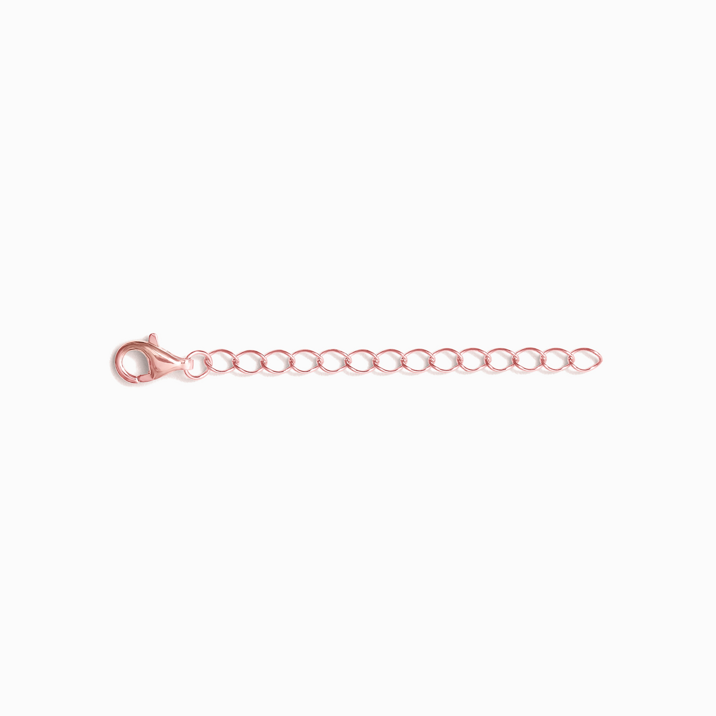 2 Inch Necklace Chain Extender in 18k Rose Gold Vermeil