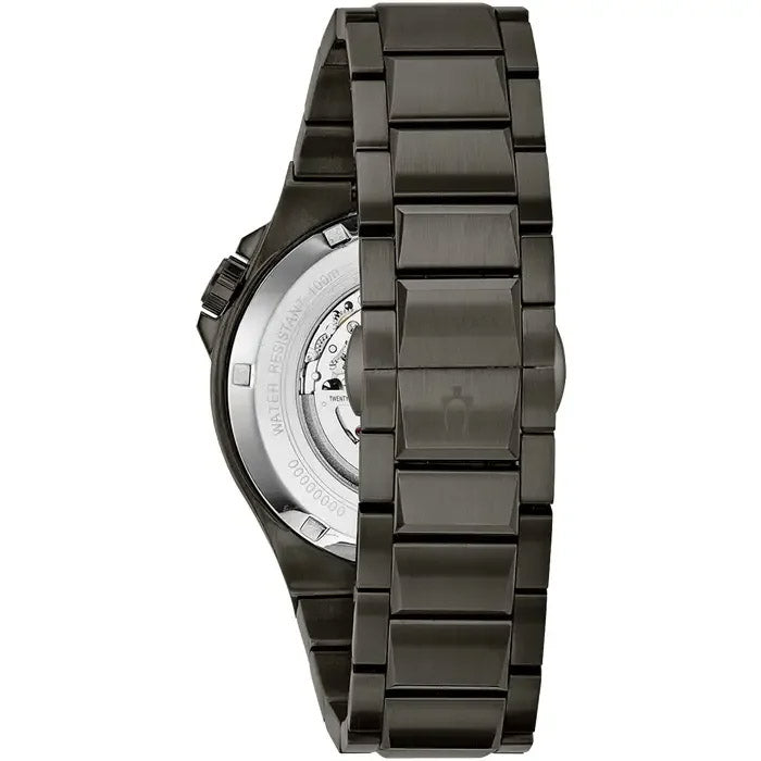 Bulova Maquina Mens Silver Watch 98a179