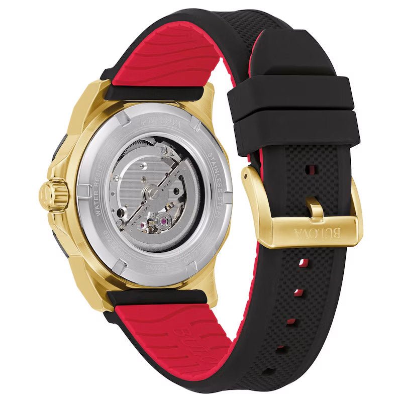 Bulova Marine Star Mens Black Watch 98a272