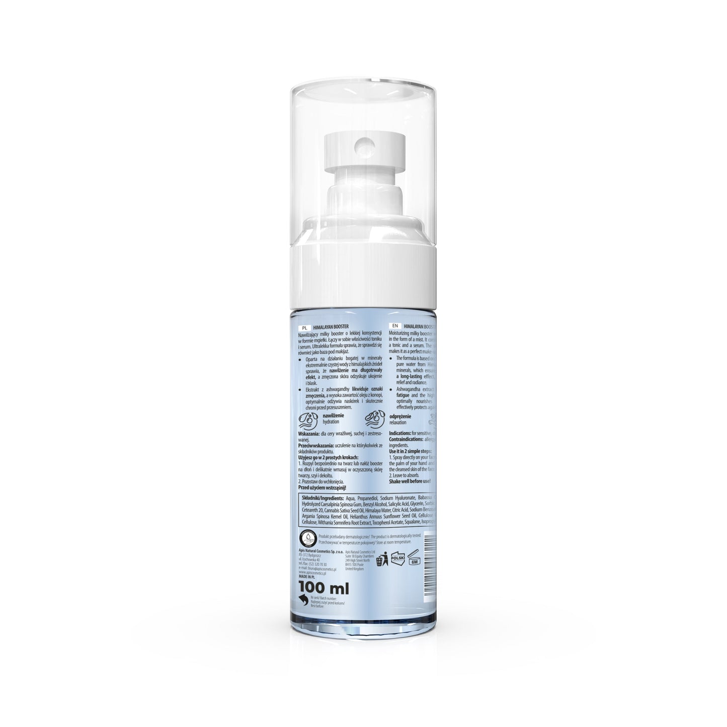 APIS Himalayan Moisturising Milky Booster Mist | 100 ml