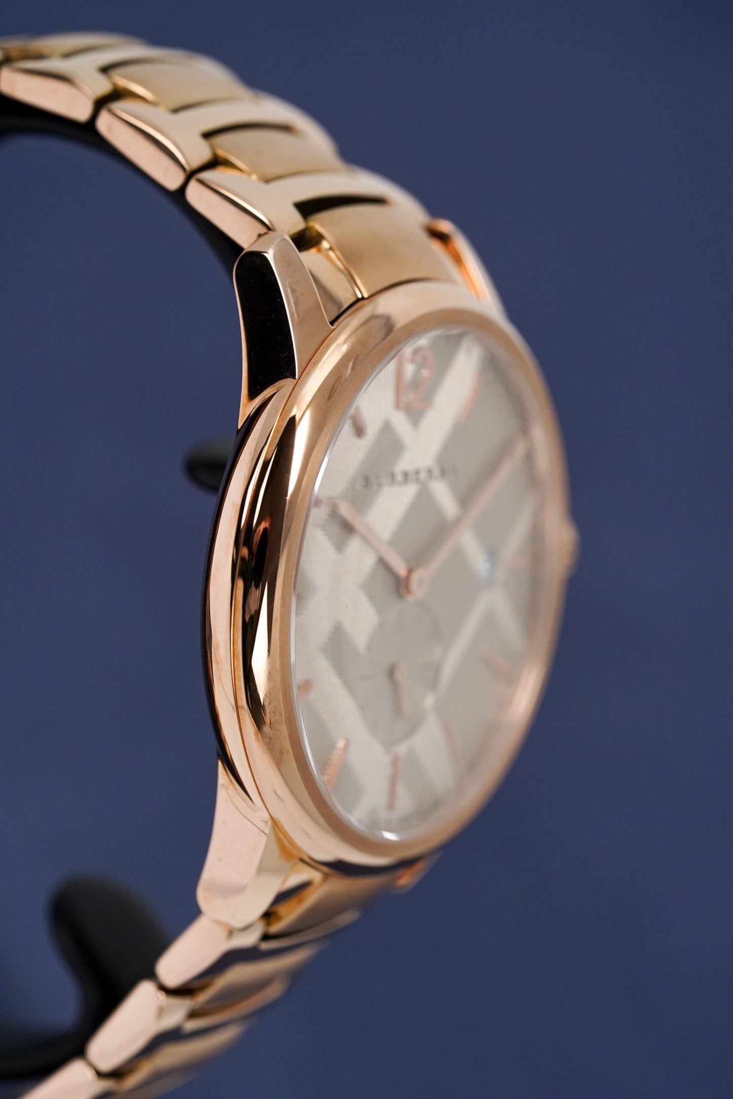 Burberry Mens Watch The Classic Rose Gold Bu10013