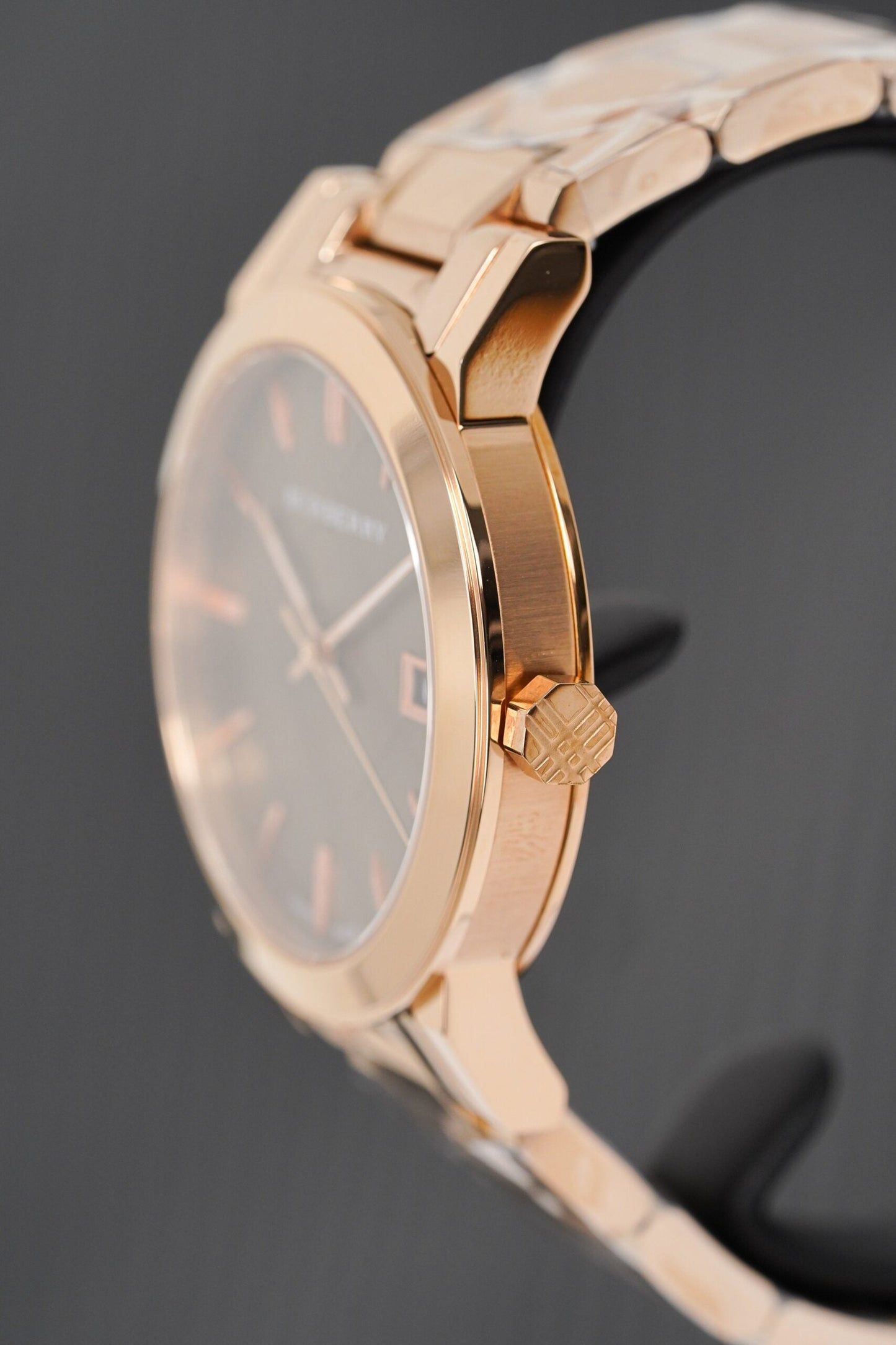 Burberry Ladies Watch The City Rose Gold Pvd Bu9005