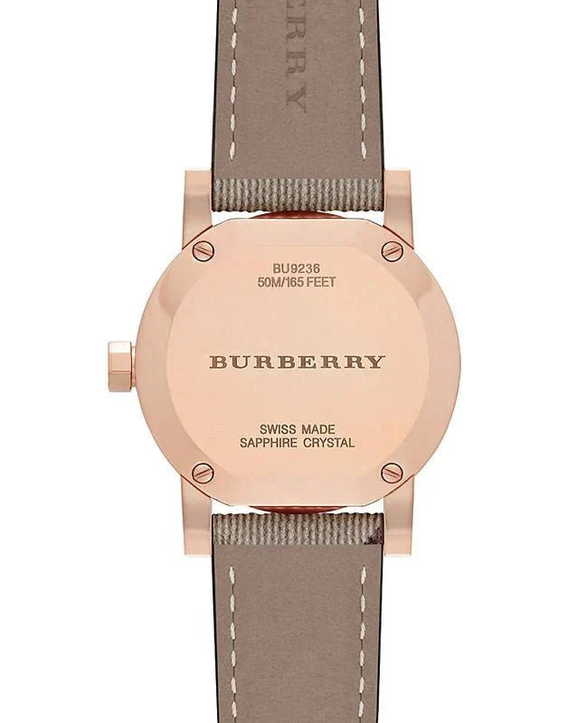 Burberry Ladies Watch The City Rose Gold Bu9236