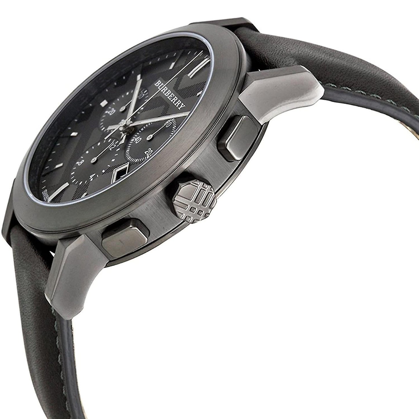 Burberry Mens Watch Chronograph The City Black Bu9364