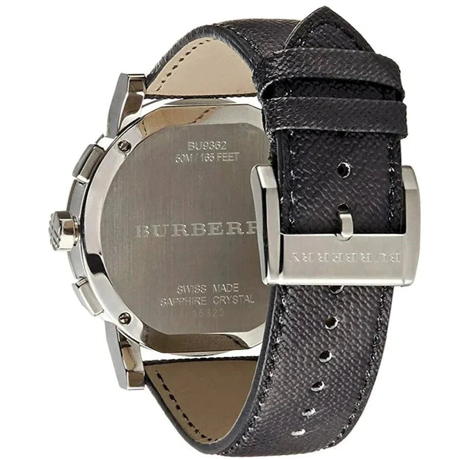 Burberry Mens Watch Chronograph The City Grey Bu9362