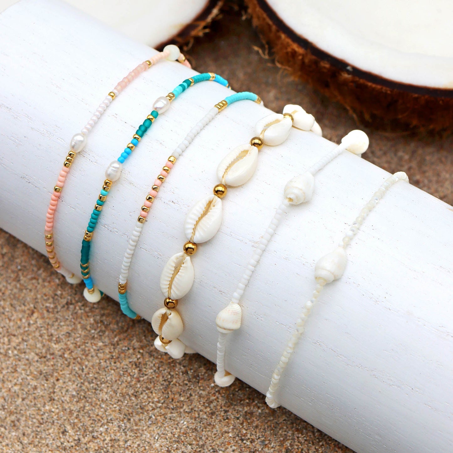 Giada Cinta Pearl Beaded Surf Bracelet