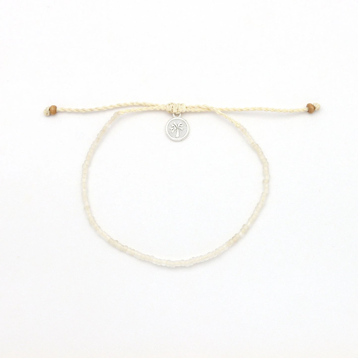 Ka'anapali Frosted Glass Beaded Bracelet