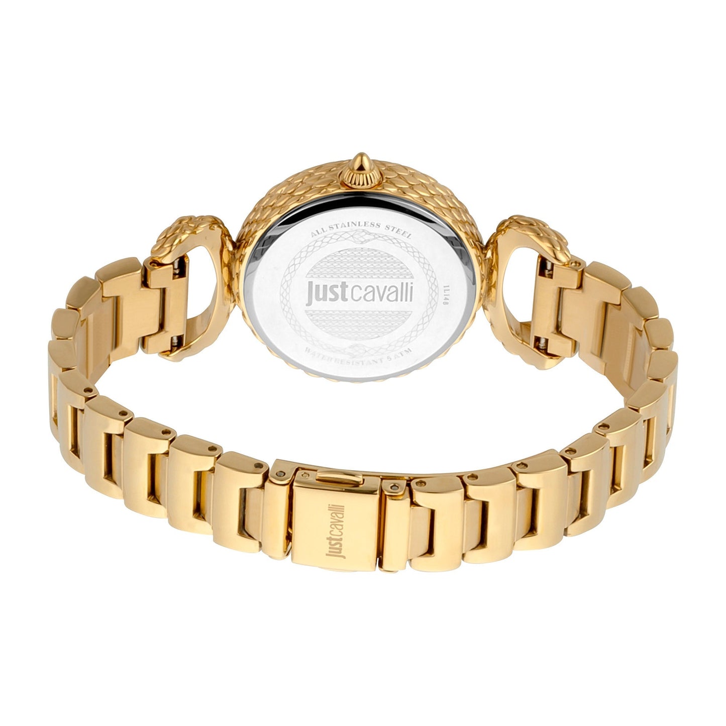 Just Cavalli Snake Inside Gold Green