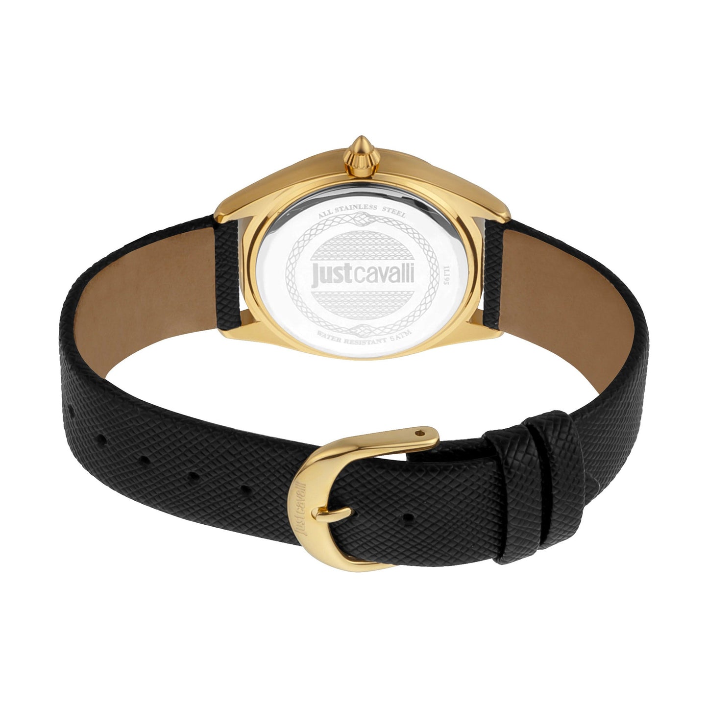 Just Cavalli Brillante Leather Gold