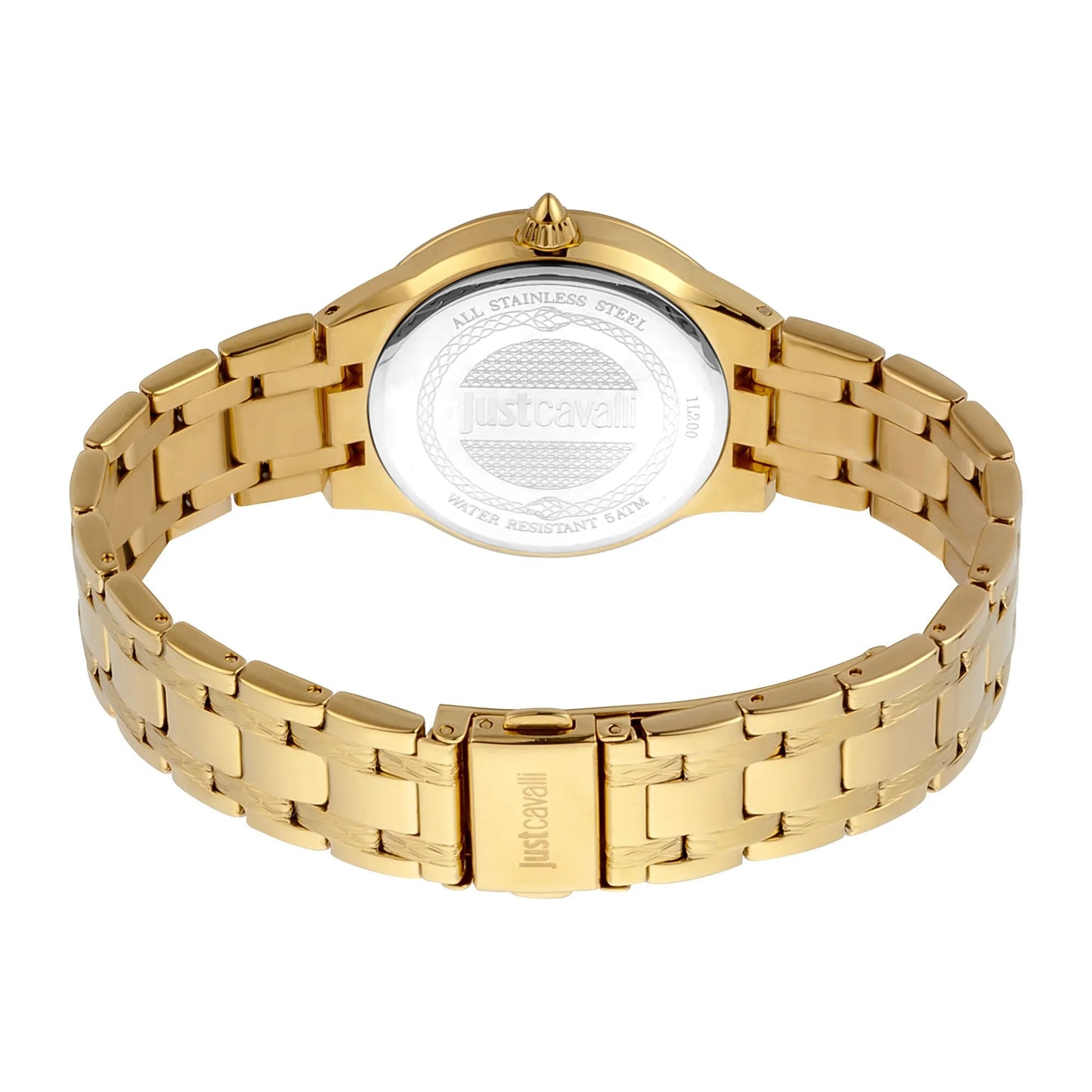 Just Cavalli Cucitura Yellow Gold Green