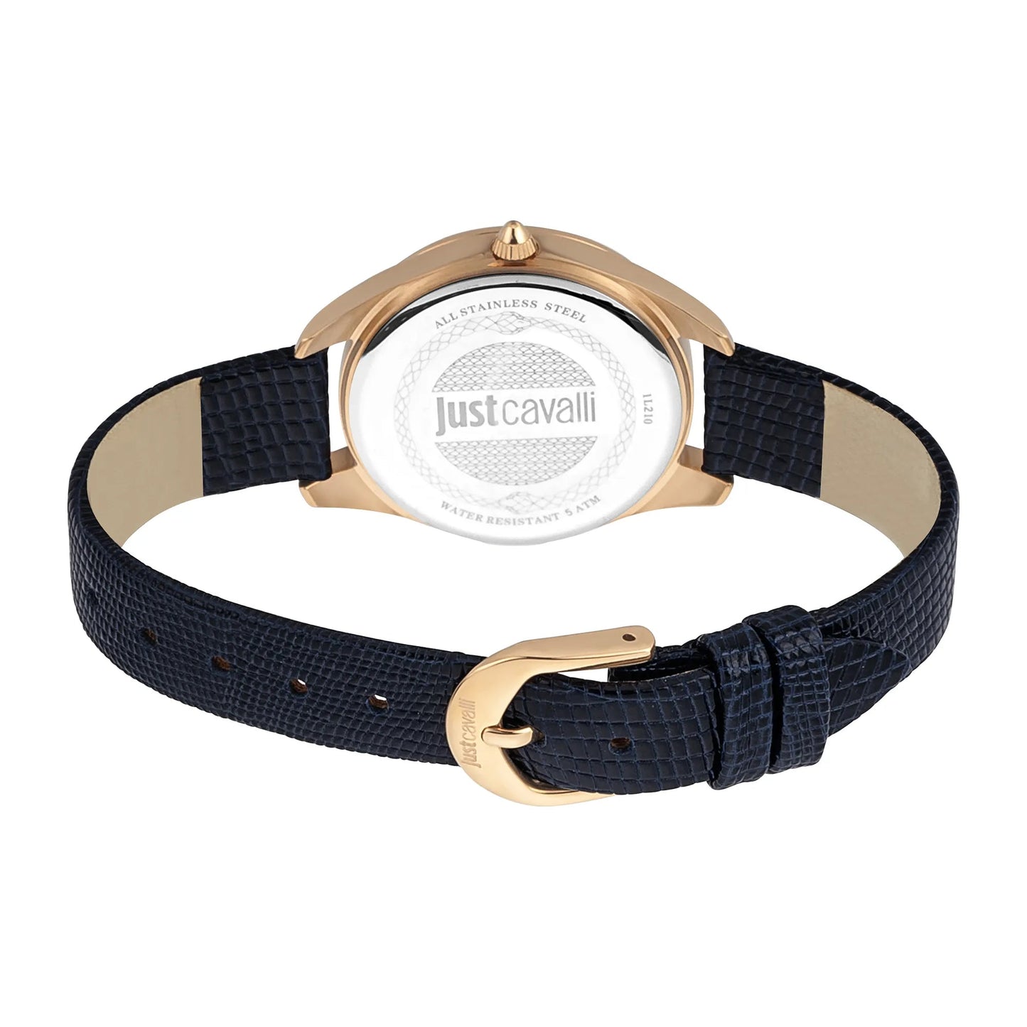 Just Cavalli Donna finezza Leather RG Blue