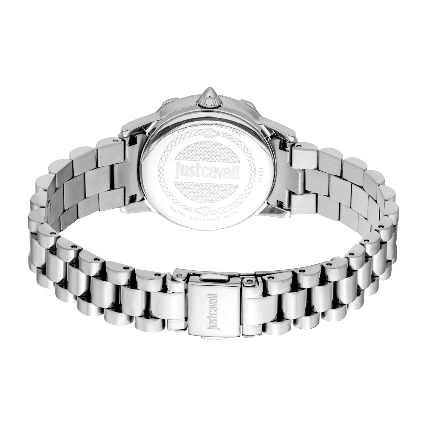 Just Cavalli Fiorenza Snake Silver