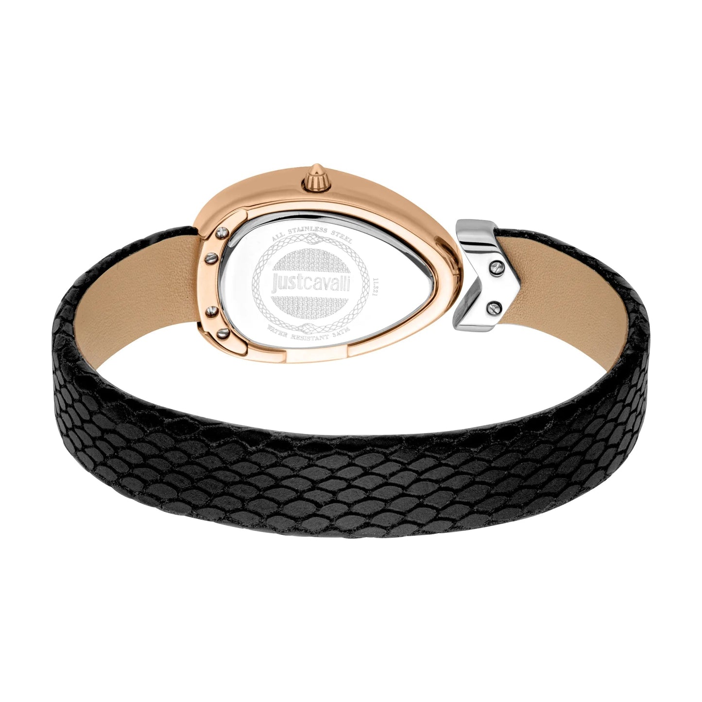 Just Cavalli Diversa Snake Black Rose Gold