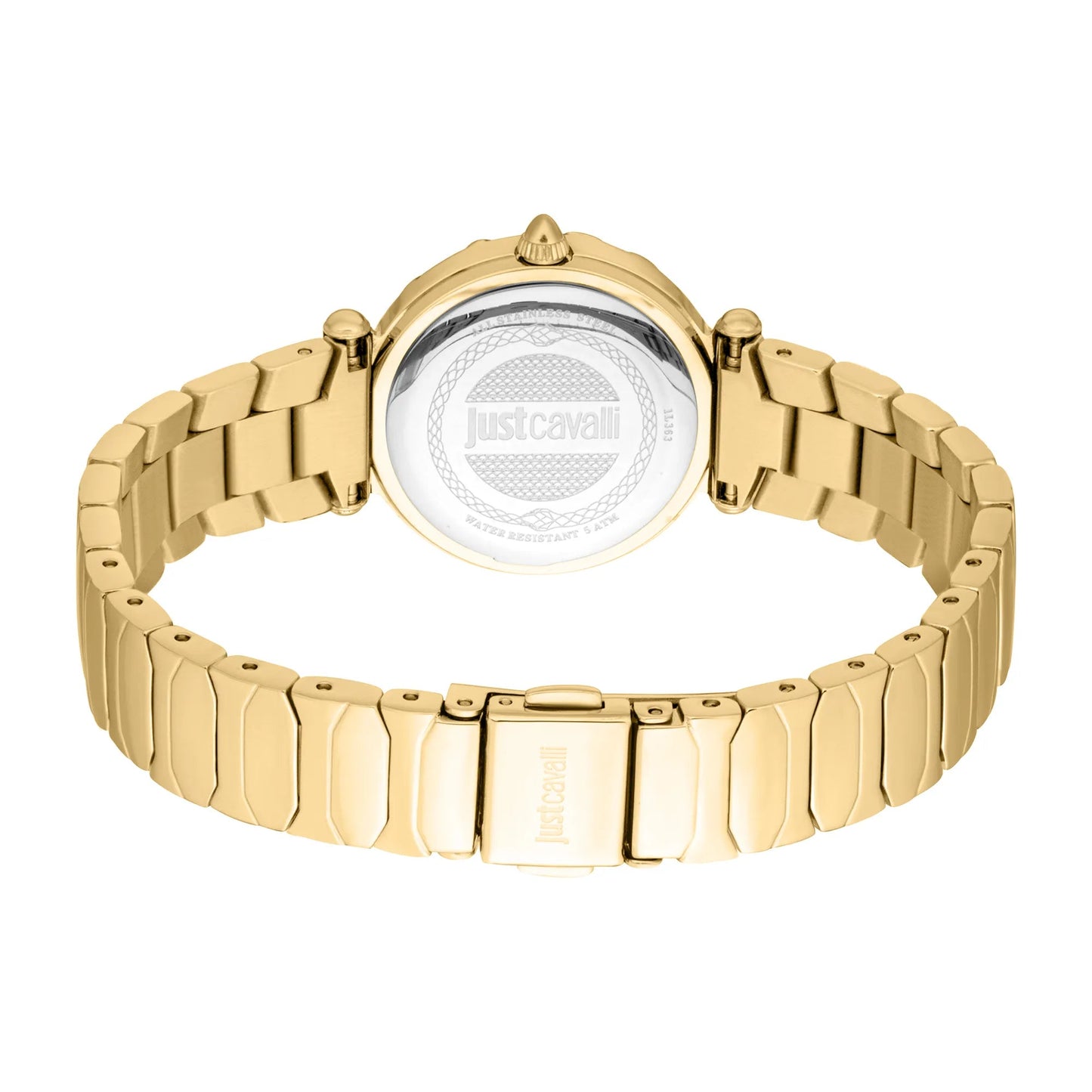 Just Cavalli Stella Snake Yellow Gold Silver