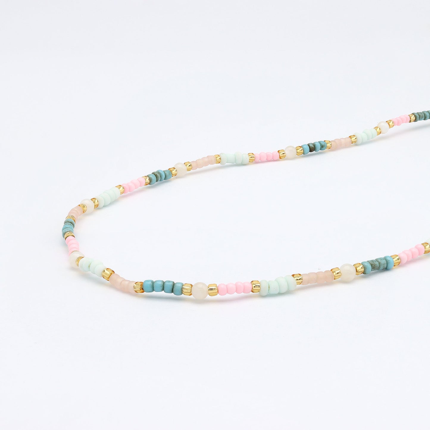Kemboja Pastel Beaded Necklace