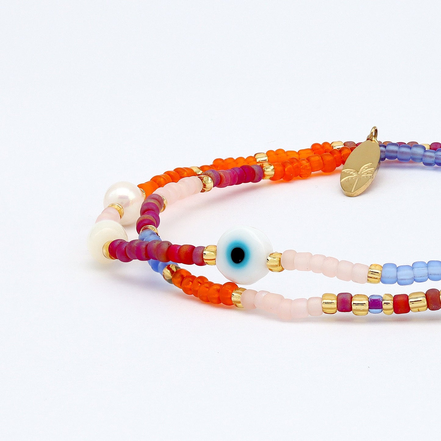 Matahari Evil Eye Beaded Bracelet