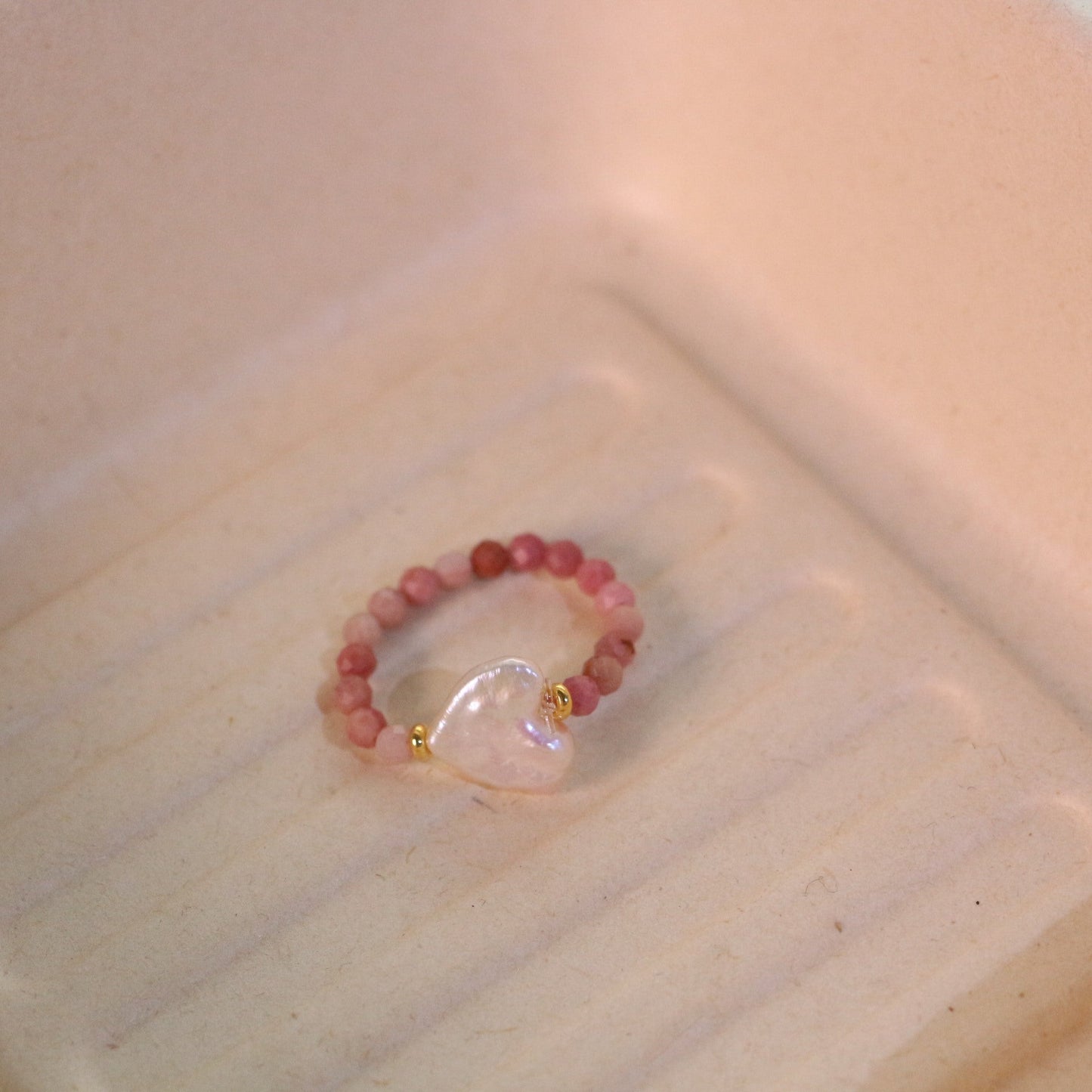 JEKIRA Natural Rhodonite Baroque Pearl Jewelry Set
