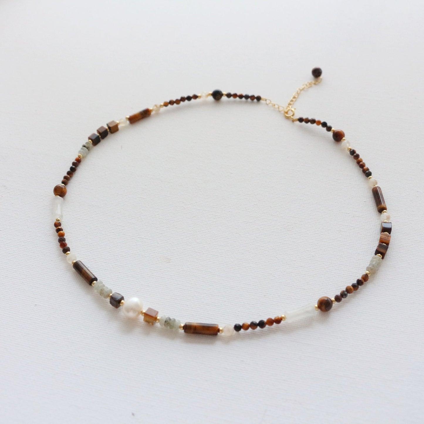 Jekira Maillard Tiger’s Eye & Citrine Jewelry Set