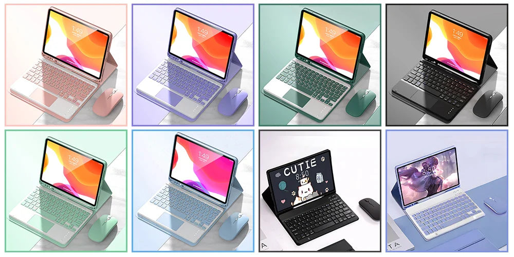 Bluetooth Wireless Keyboard Mouse For IOS/Android/Windows/iPad Air Mini Pro
