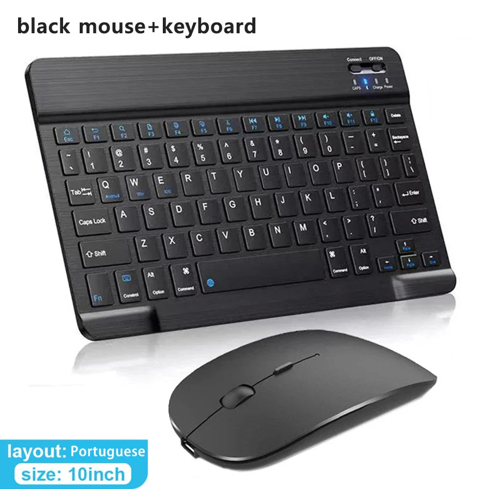 Bluetooth Wireless Keyboard Mouse For IOS/Android/Windows/iPad Air Mini Pro