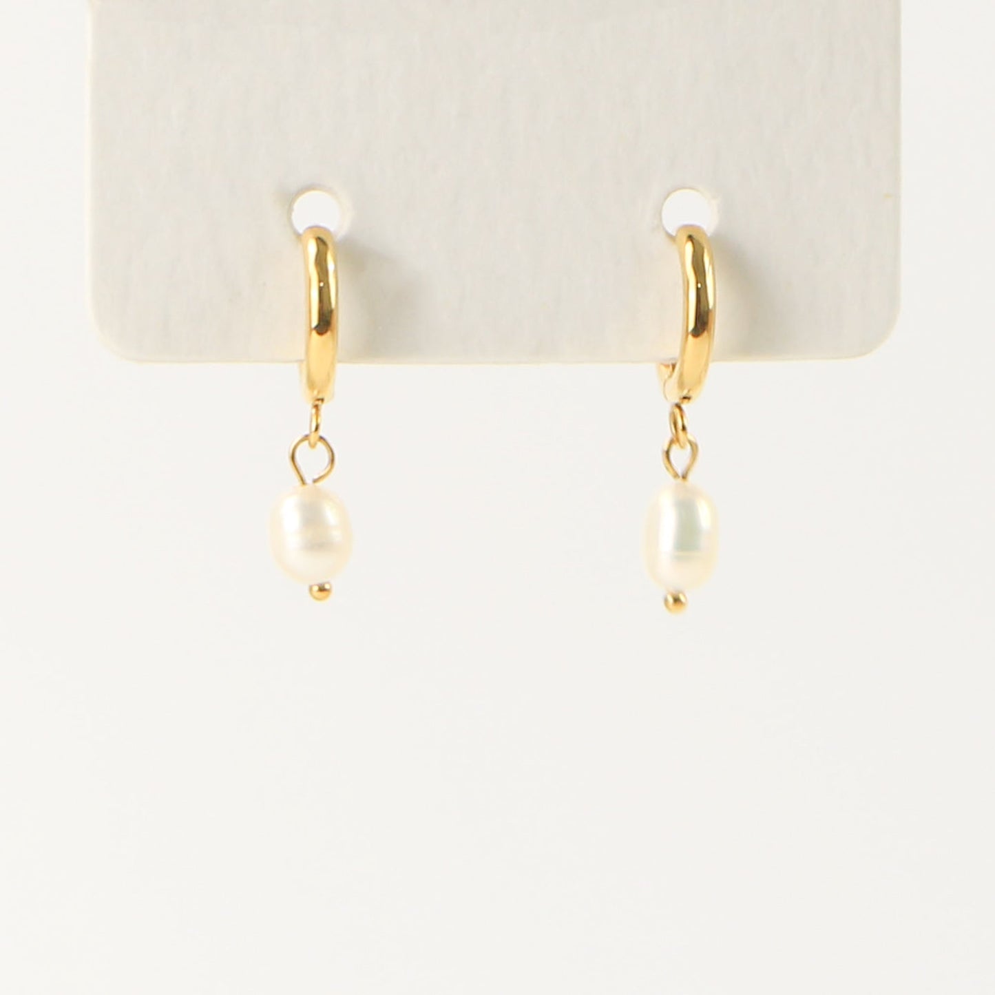 Freshwater Pearl Hoop Earrings