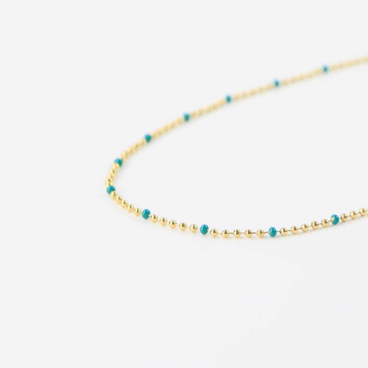 Enamel Chain Necklace