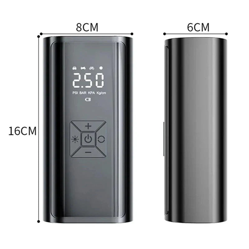 1pc Wireless Car Air Compressor Air Pump Electric Tire Inflator Pump for Motorcycle Bicycle Boat AUTO Tyre Balls Inflatable