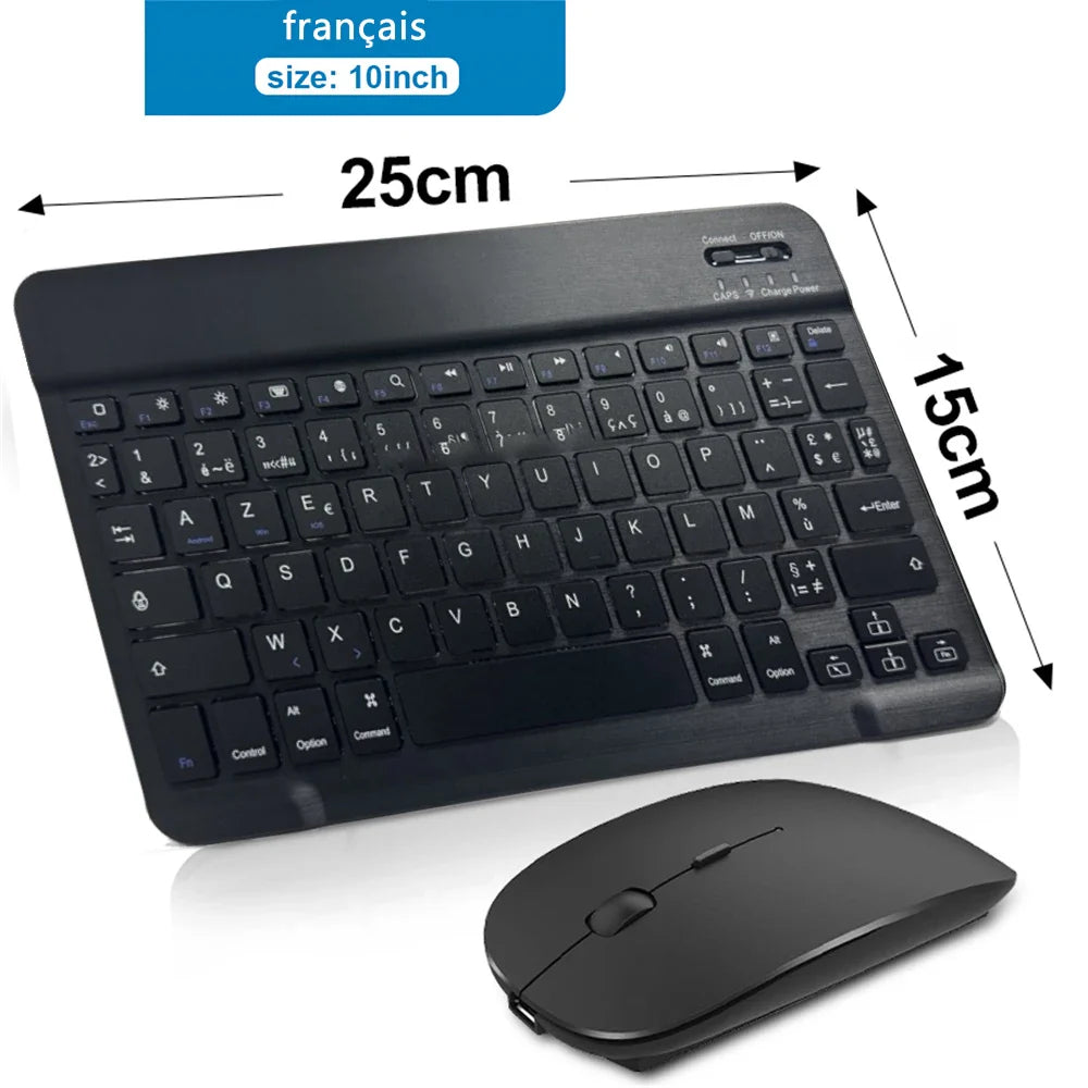Bluetooth Wireless Keyboard Mouse For IOS/Android/Windows/iPad Air Mini Pro