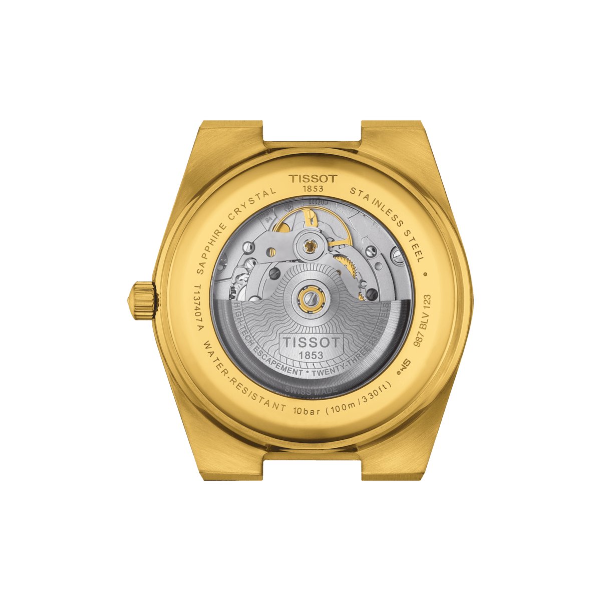 Tissot Prx Mens Gold Watch T1374103302100 Copy