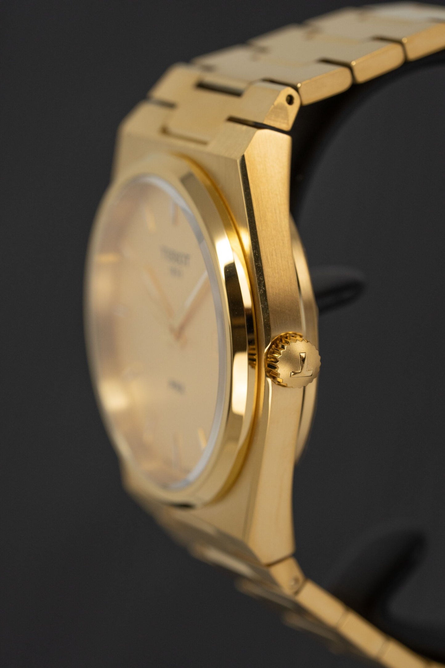 Tissot Mens Watch Prx Yellow Gold T1374103302100