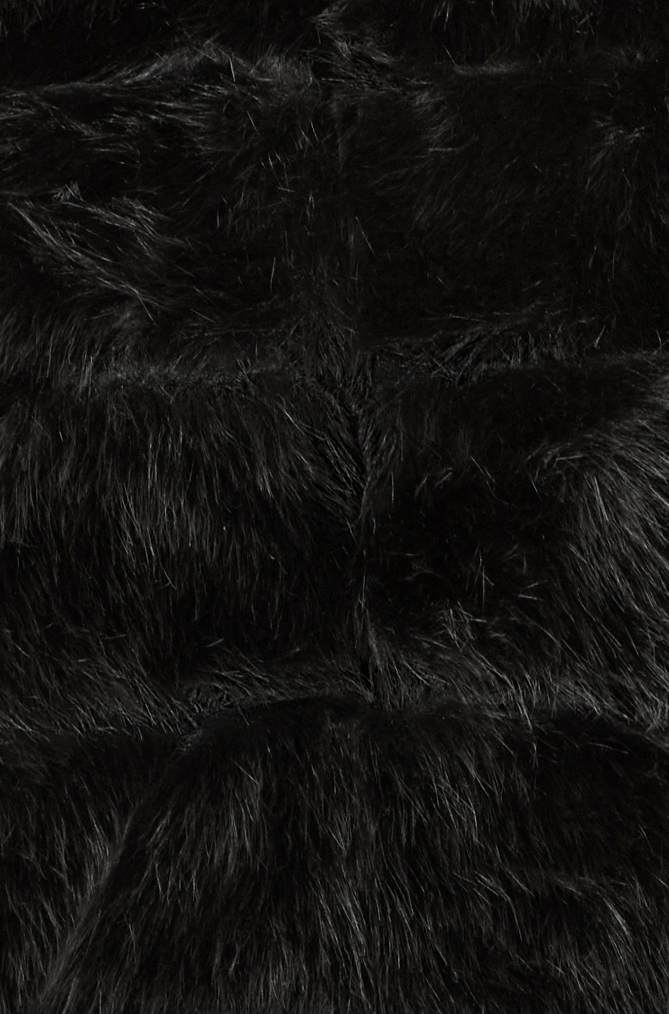 Yumi Black Luxe Faur Fur Coat