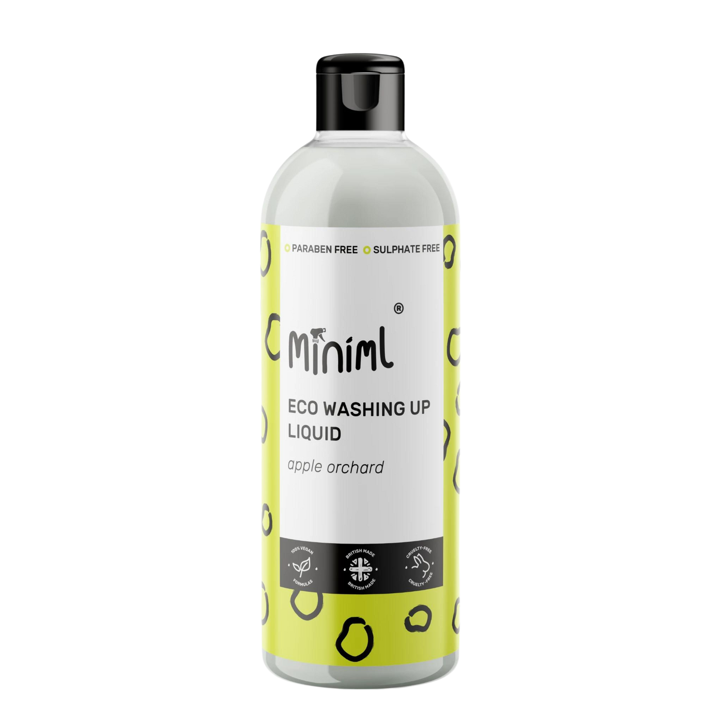 Apple Washing Up Liquid – 500ml Eco-Friendly Dish Soap