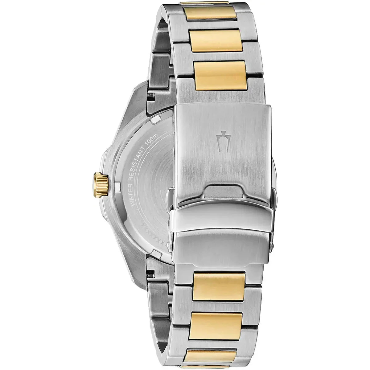 Bulova Marine Star Mens Two Tone Watch 98b334