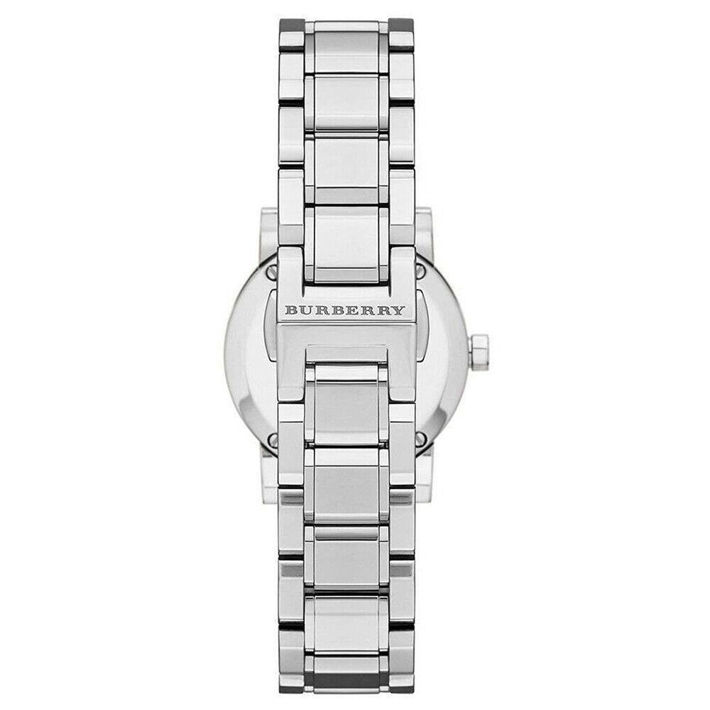 Ladies Silver Stainless Steel Burberry Watch Bu9231