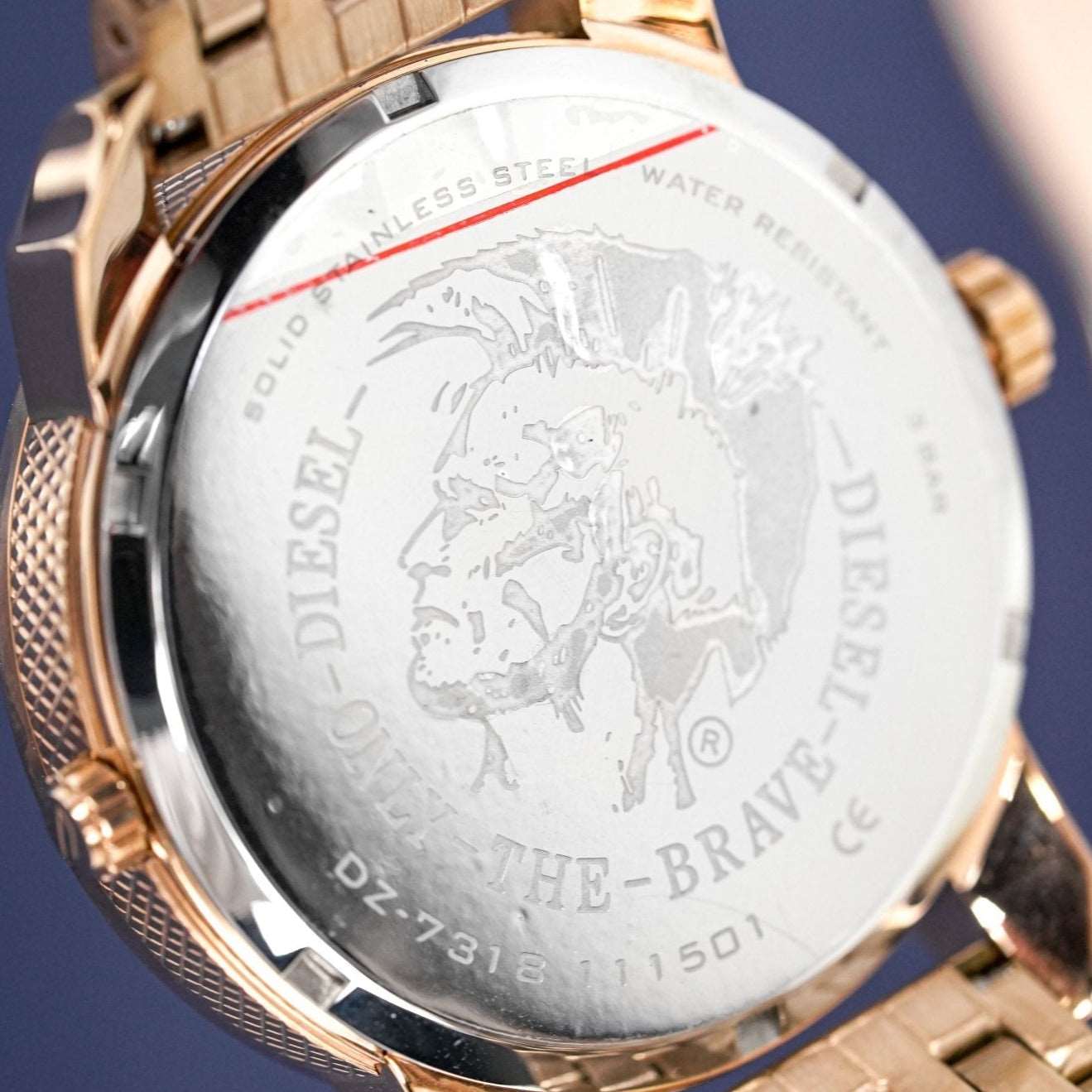 Diesel Dz7318 Men S Mini Daddy Rose Gold Watch