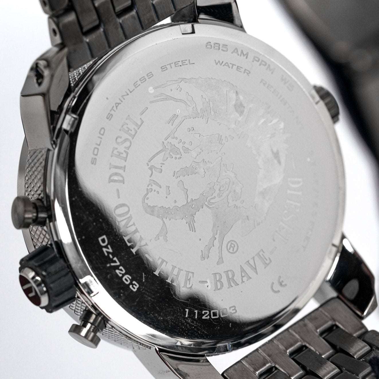Diesel Dz7263 Men S Chronograph Little Daddy Gun Metal Watch