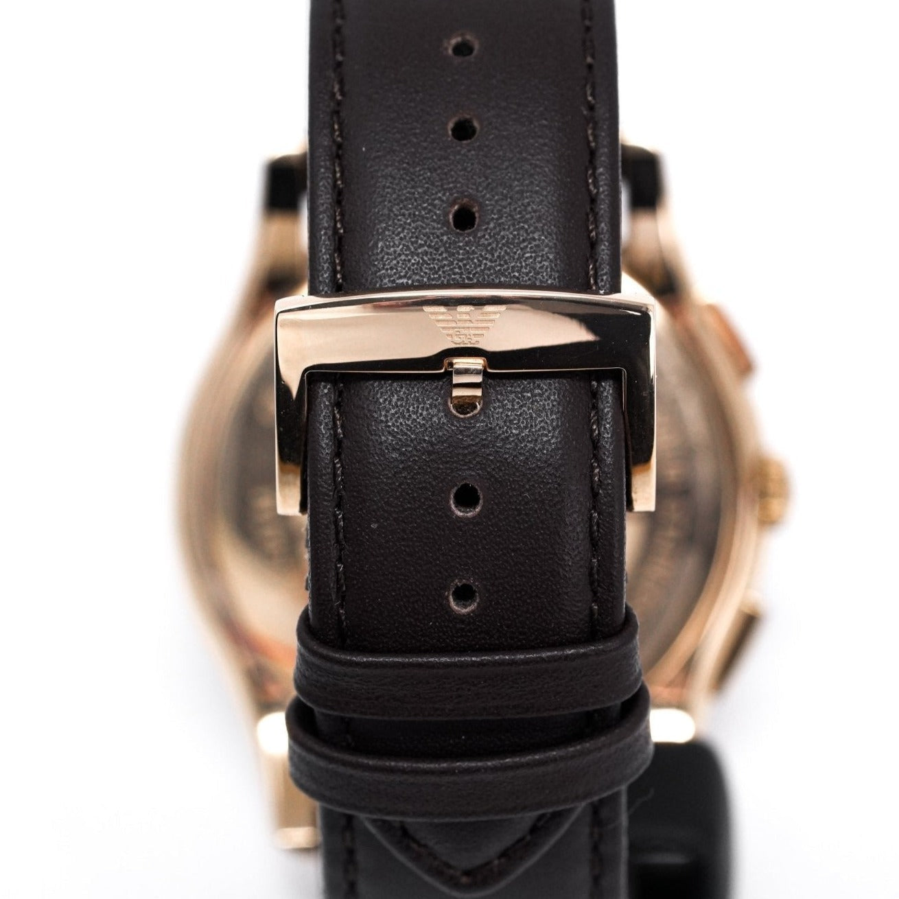 Emporio Armani Ar1701 Men S Chronograph Rose Gold Pvd Watch