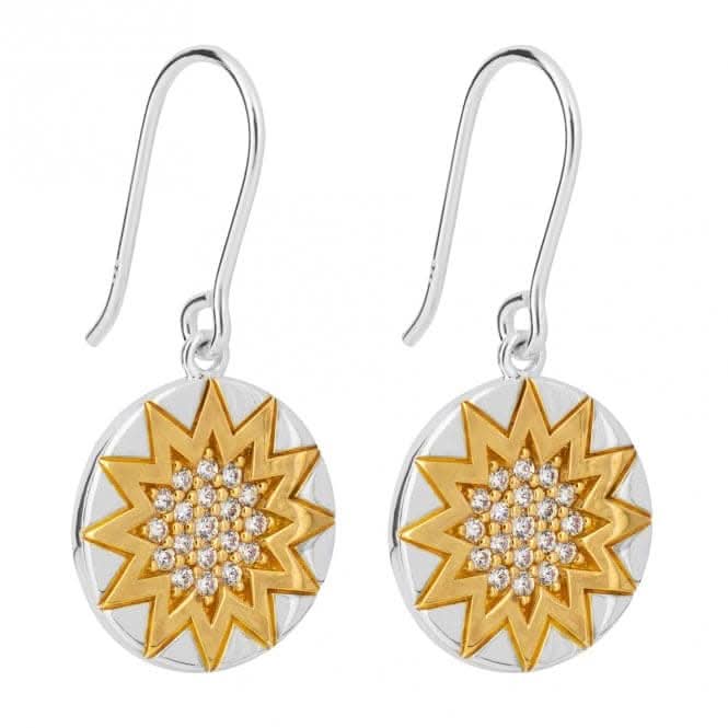 Day And Night Double Plated With Zirconia Earrings E6252C