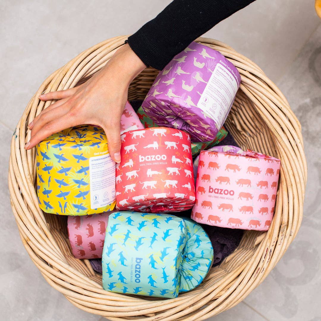 Bamboo Toilet Paper – 24 Rolls, Protected Species Range, Eco-Friendly