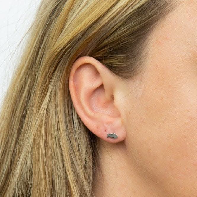 Fish Bone Stud Earrings A2073