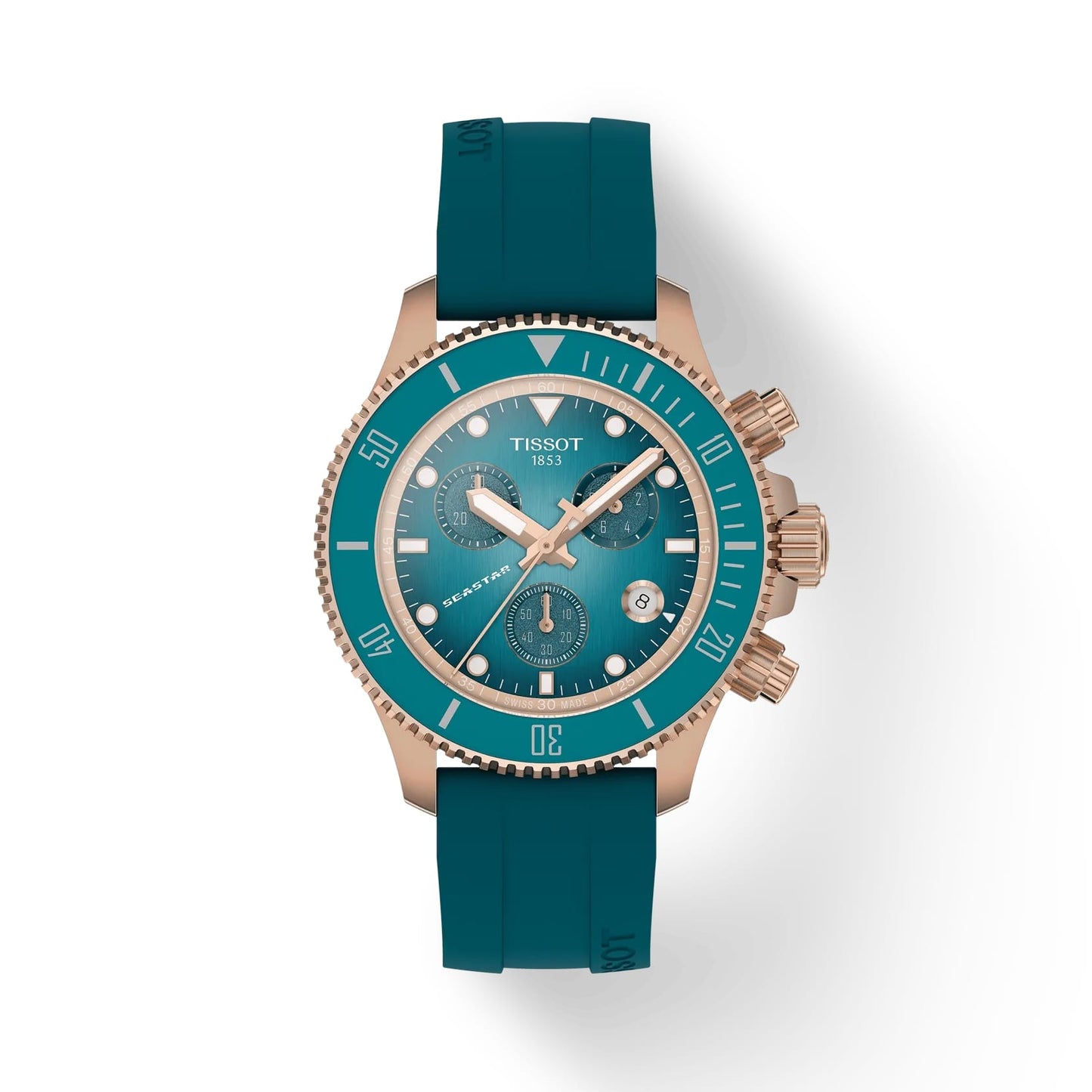 Tissot Seastar 1000 Quartz Chronograph 38mm Blue Rubber T120.217.37.041.00