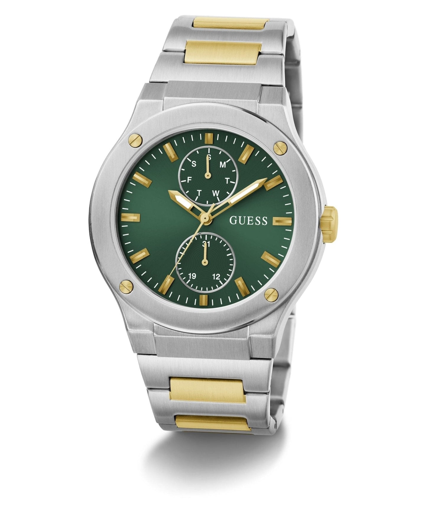Gents Jet Silver Tone Stainless Steel Watch Gw0795g1