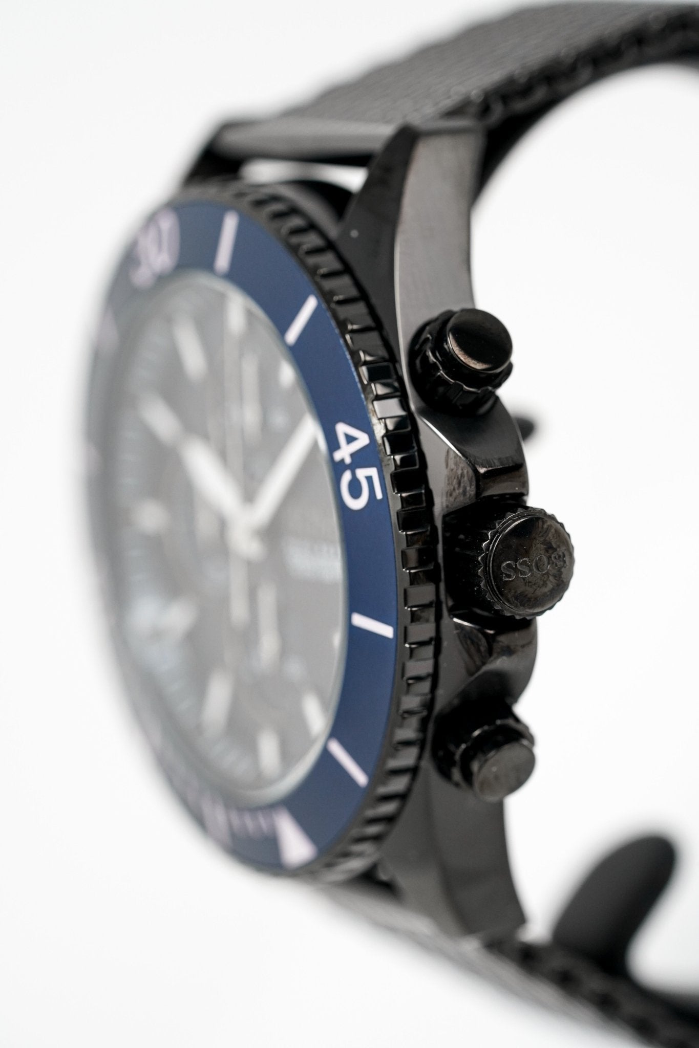 Hugo Boss Men S Watch Chronograph Ocean Edition Blue Hb1513702