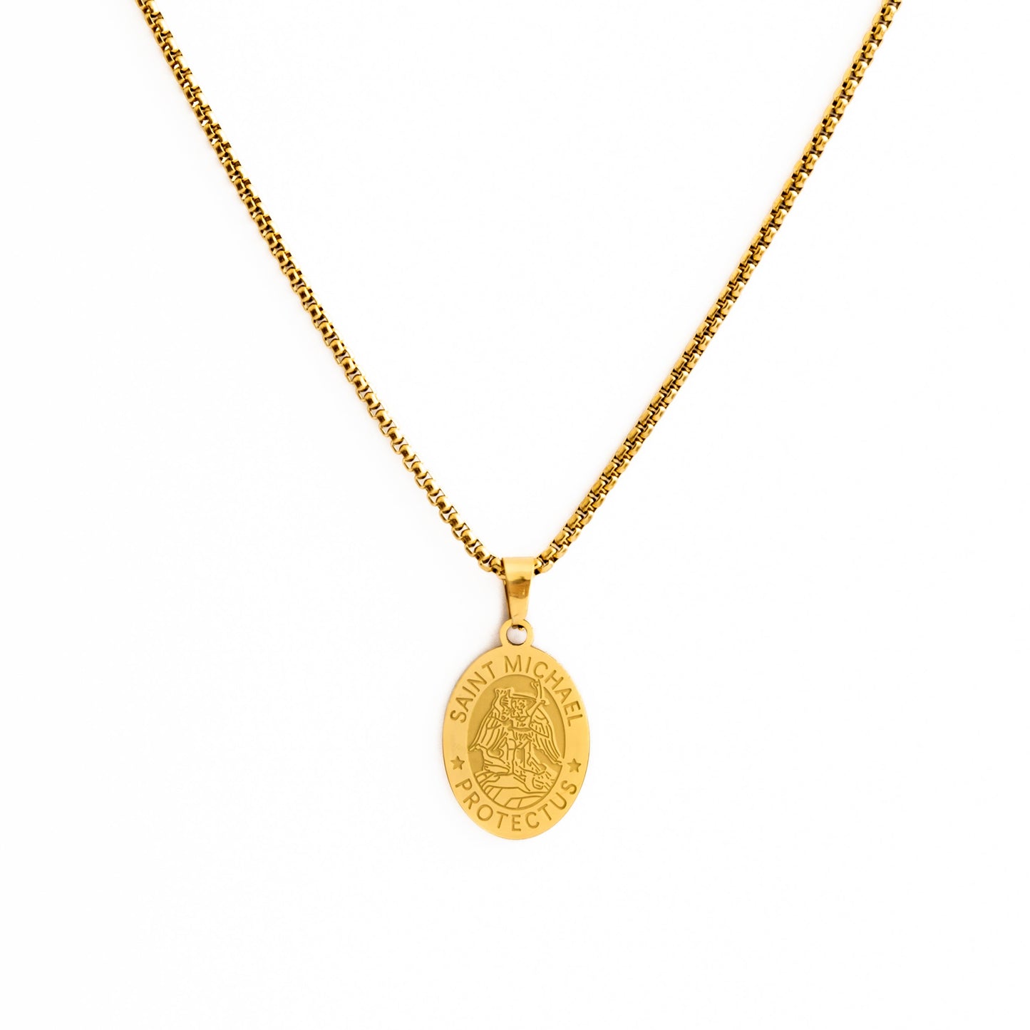 Saint Michael Pendant (Gold)