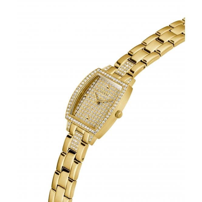 Guess Watches Ladies Brilliant Gold Tone Watch Gw0611l2