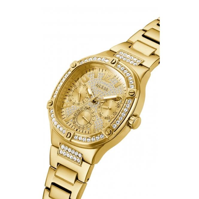 Guess Watches Ladies Duchess Stainless Steel Gold Watch Gw0558l2